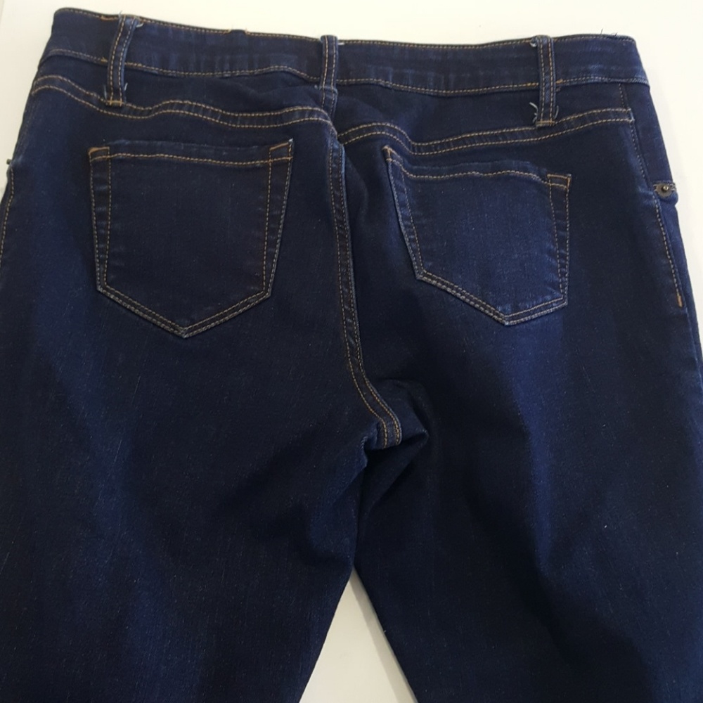 2x20 Liz Lange maternity  dark blue denim leggings - Picture 3 of 6